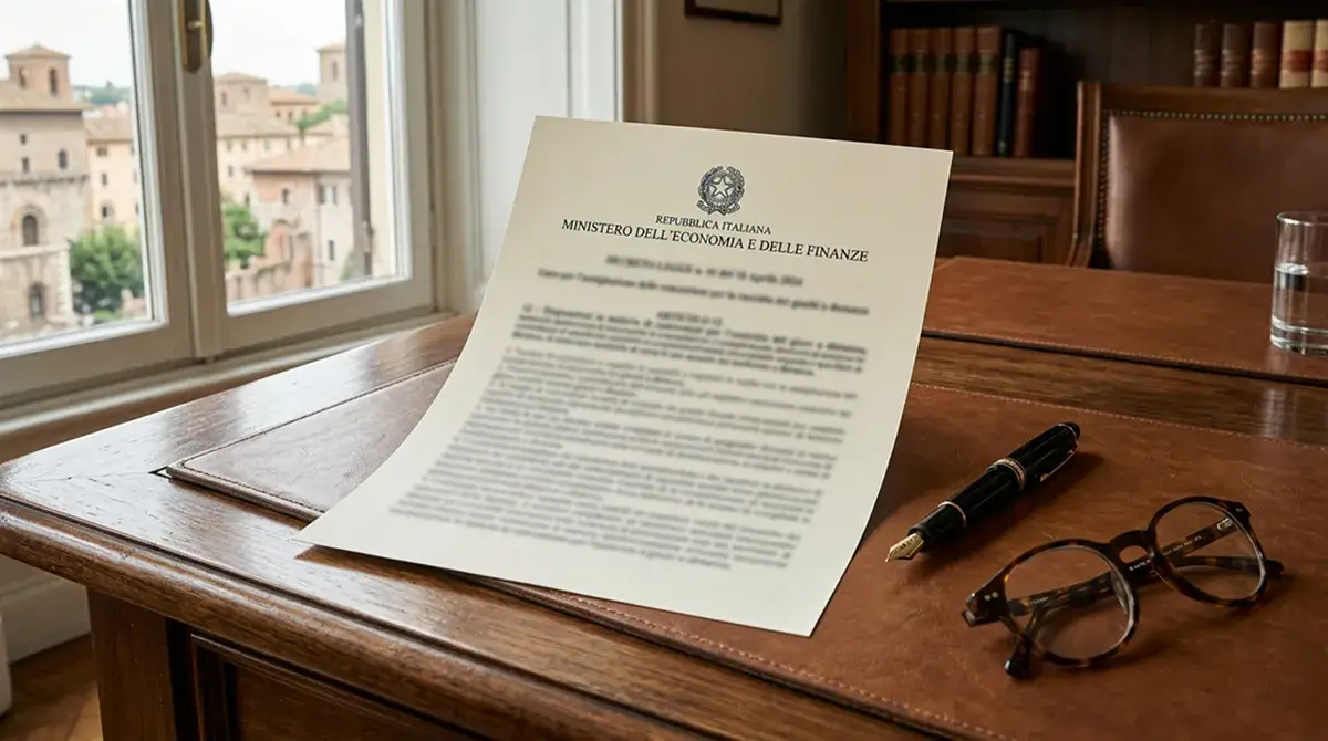 Documento ufficiale ADM con riferimento al Decreto Legislativo 41 del 2024 e alle 52 nuove concessioni di gioco a distanza in vigore dal 13 novembre 2025