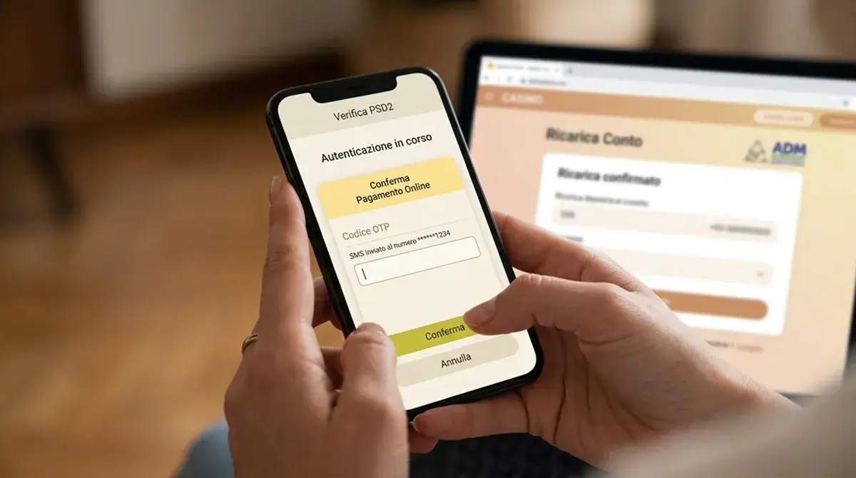 Identificazione digitale con SPID di secondo livello e CIE su smartphone per l'apertura del conto di gioco presso un concessionario ADM nel 2026